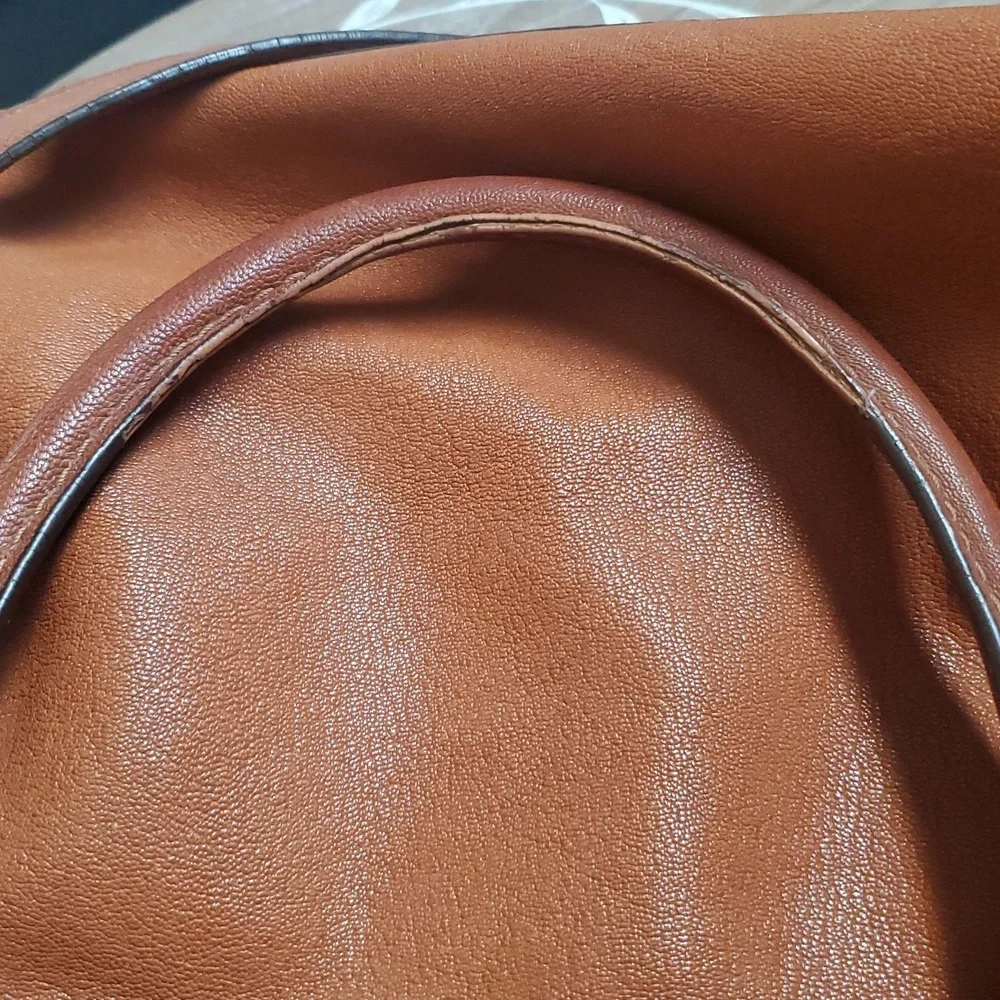 Michael Kors Large Hamilton Leather Satchel Bag